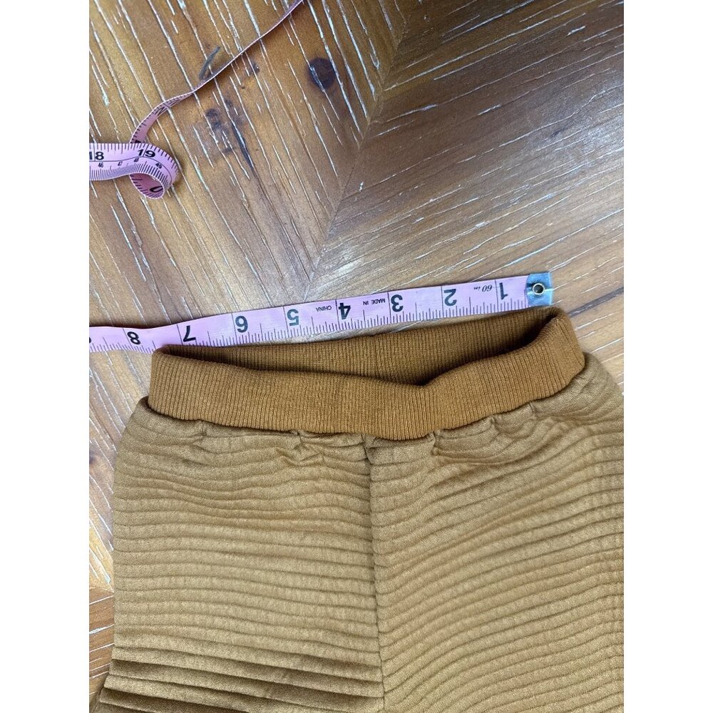 Baby Ribbed Hoodie & Jogger Set Size 9-12M Brown Polyester & Spandex Blend Soft - Picture 6 of 8